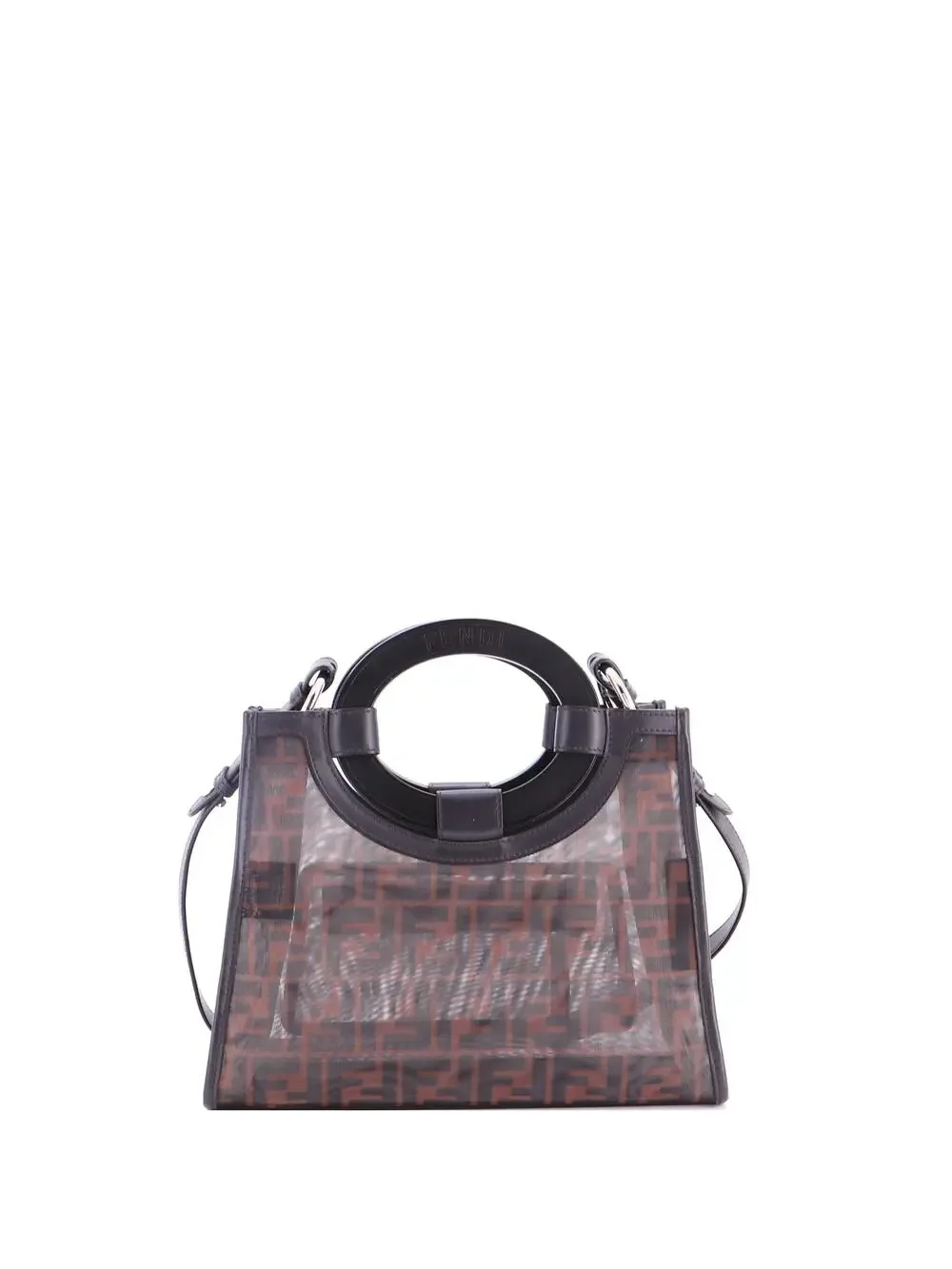 Fendi Runaway Shopper Tote Zucca Mesh #276965F17B